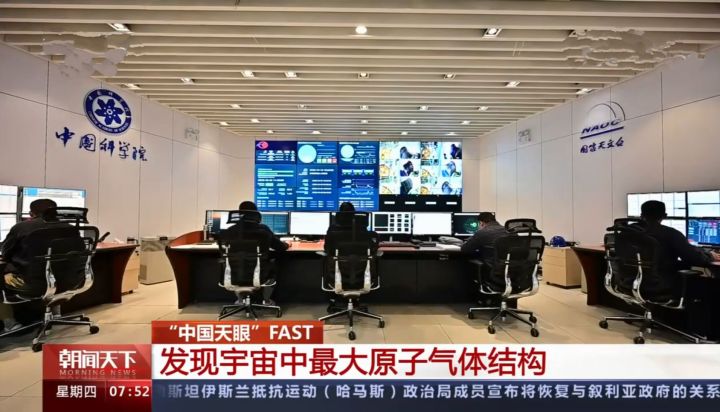 中国天眼获银河系气体高清图像,科学家发现宇宙天眼