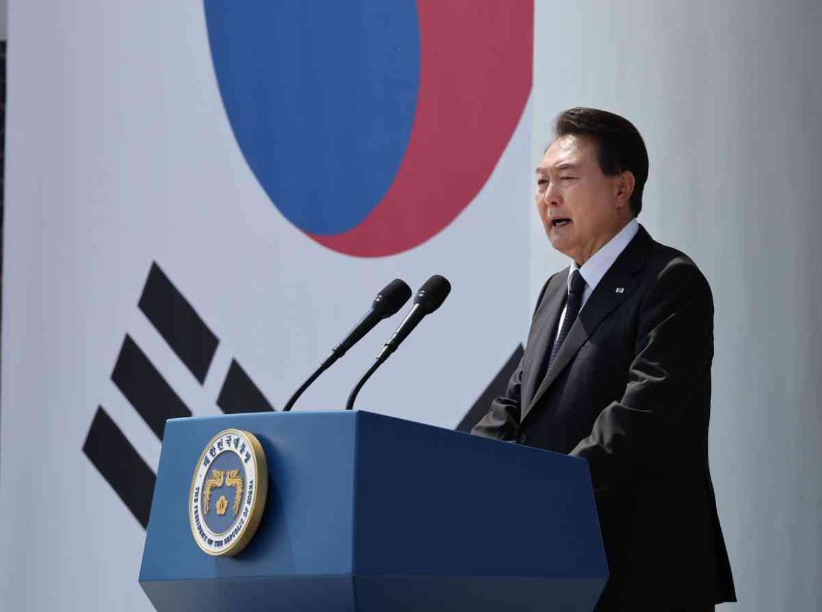 尹锡悦韩美日同盟,尹锡悦再提改善日韩关系