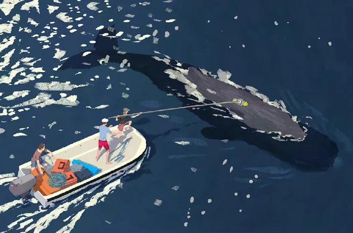 一组极具个人风格的插画,一组很有意境的插画