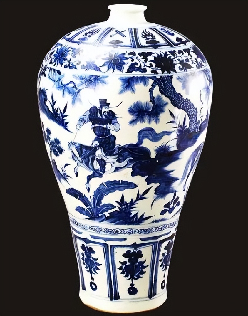 元青花鬼谷子下山香烟多少钱,金圣元青花鬼谷子下山多少钱