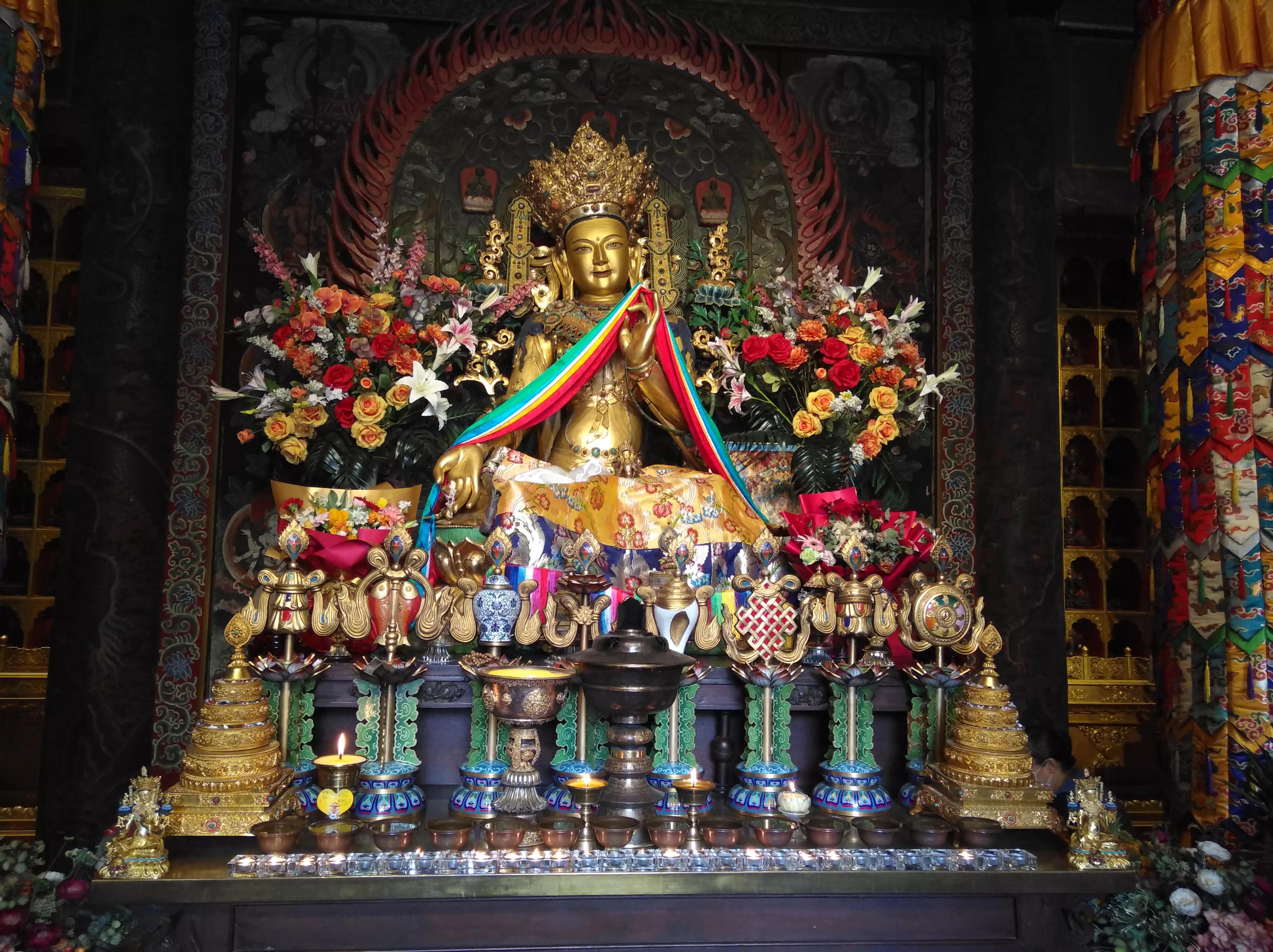 长安城佛教造像,西安广仁寺千手观音造像