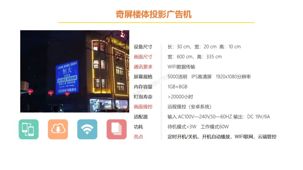 科威特电梯公司成功采购奇屏电梯广告投影仪