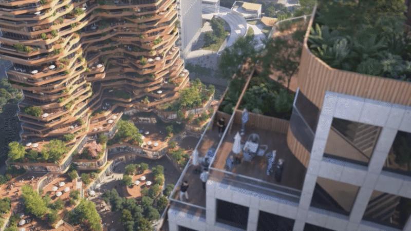 各种地标建筑的设计方案,城市居住区绿色建筑设计