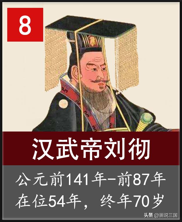 西汉历代皇帝的年龄寿命皇位继承顺序和在位时间