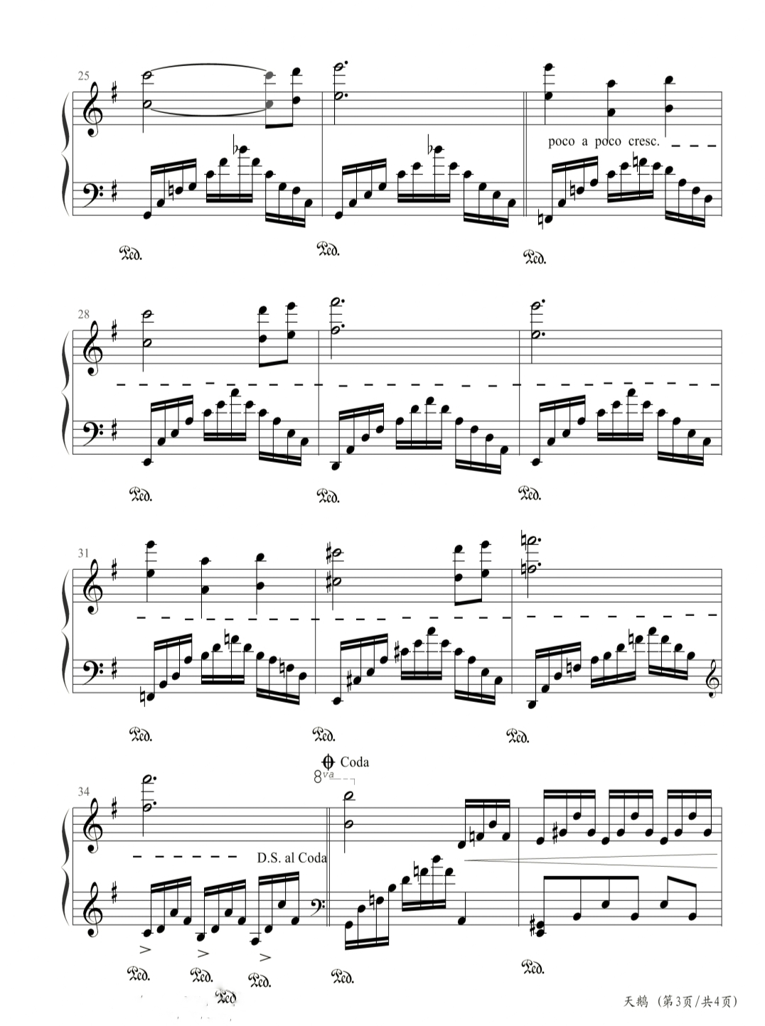 天鹅理查德克莱德曼演奏,天鹅理查德克莱德曼教学