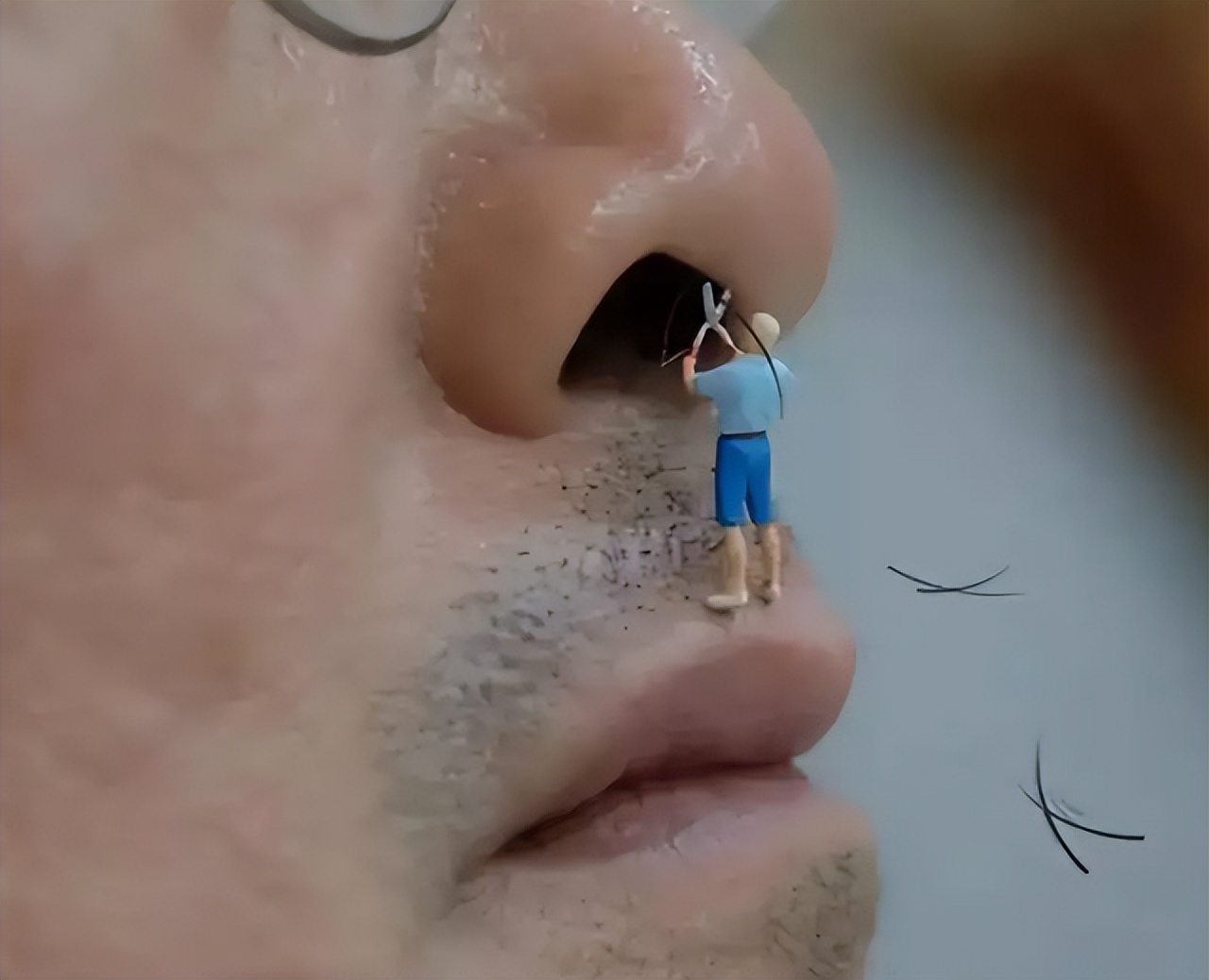 鼻毛往外窜的男生是怎么回事,对鼻毛长的男人有什么忌讳