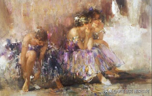 高清油画静物大师作品,欣赏超写实人物油画