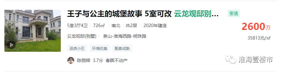 徐州市豪宅排名,徐州豪宅排名前十名