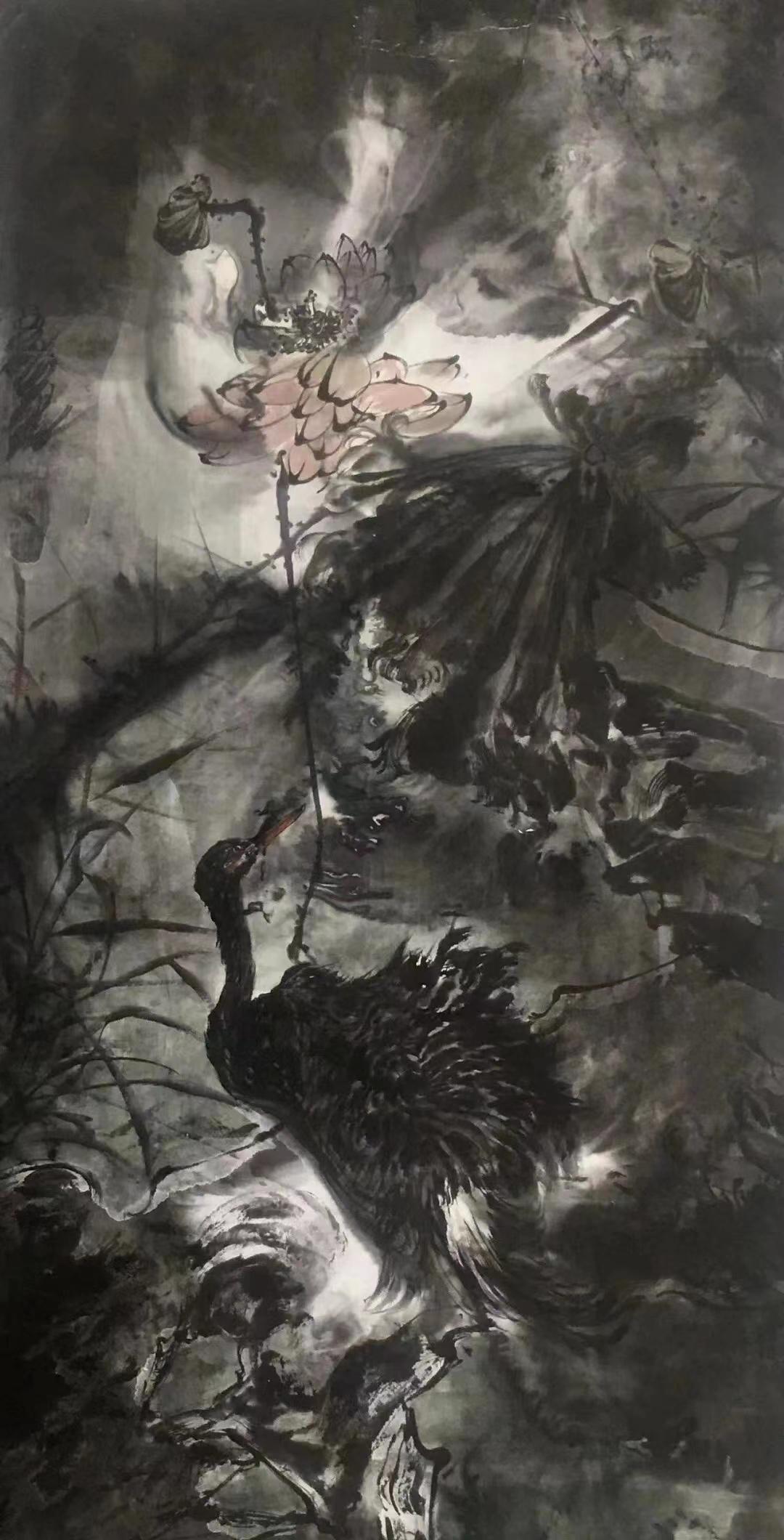 刘鸣水墨画欣赏,当代名家水墨人物画作品欣赏