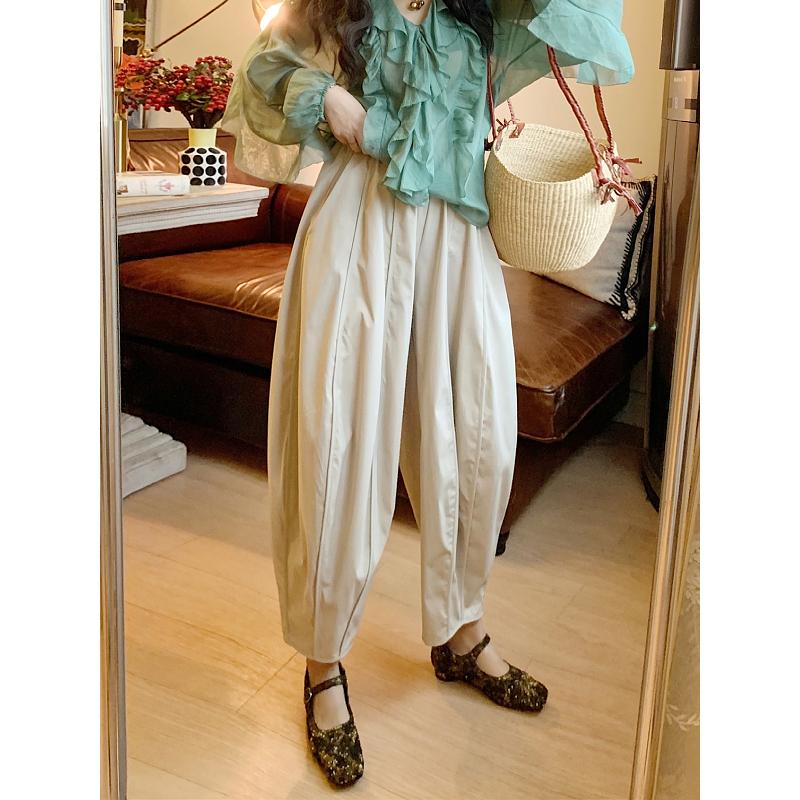 灯笼裤显瘦修身裤子,高腰灯笼裤适合什么身材穿