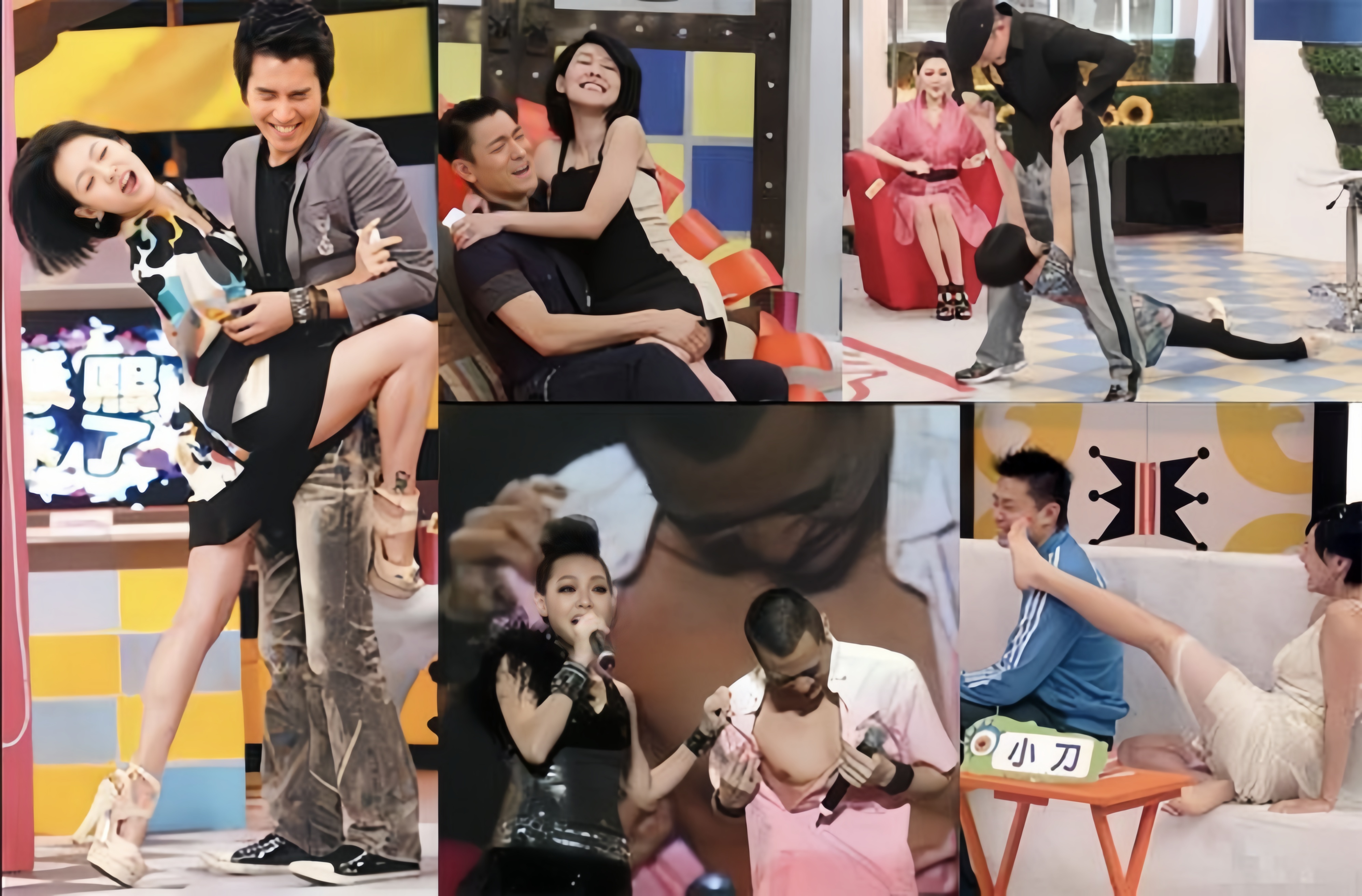 撩汉、乱认爸、男男接吻，这6位明星是没分寸感，还是“耍流氓”