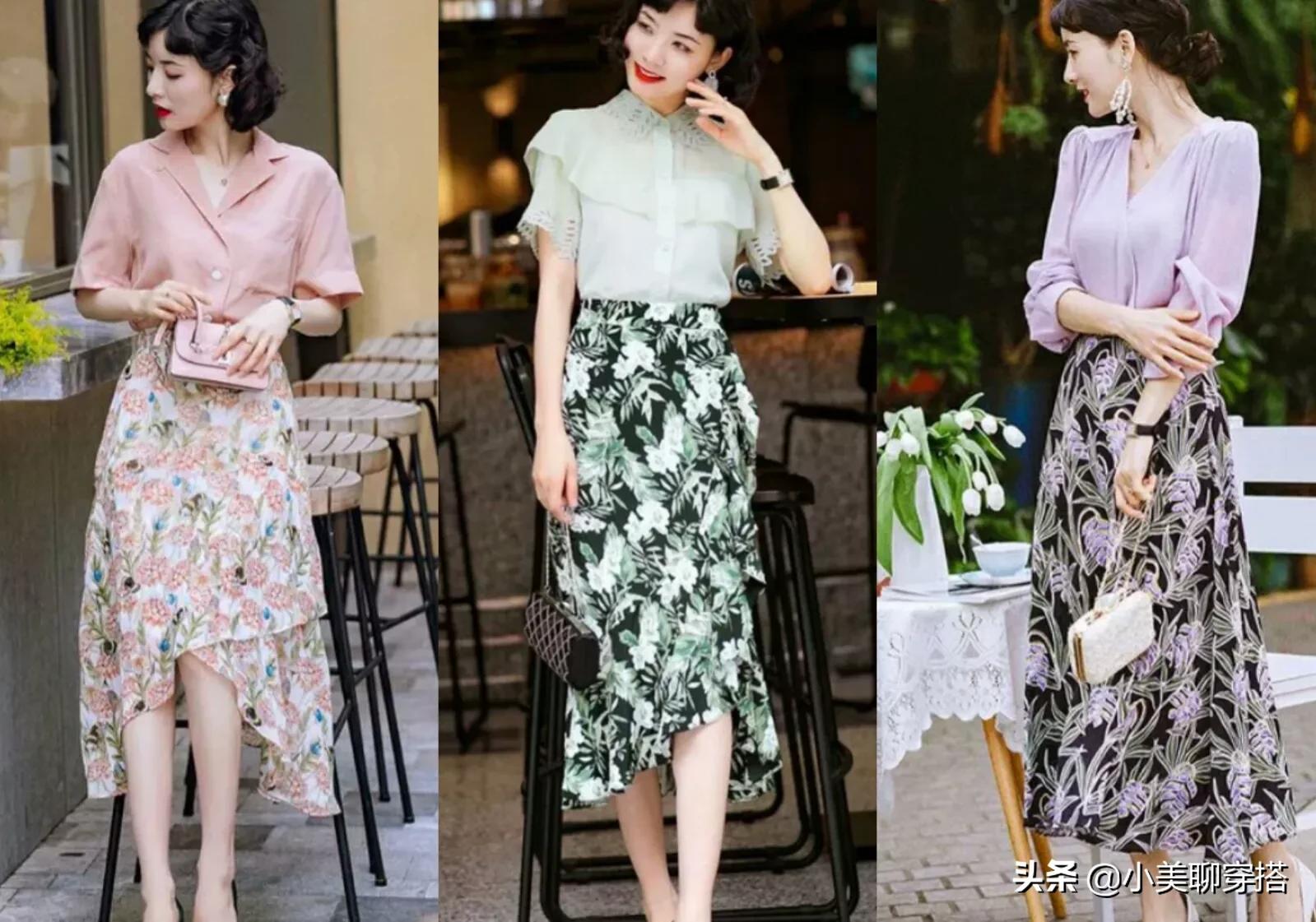 春夏裙装穿搭技巧,夏天裙装搭配图片欣赏