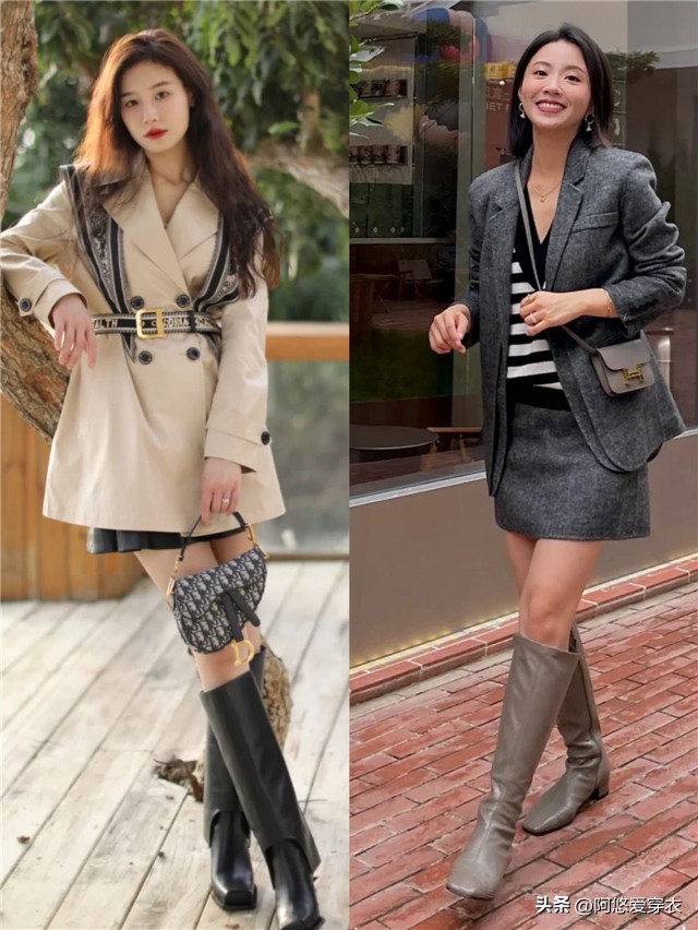 高级感平头靴,今年最流行的平头靴