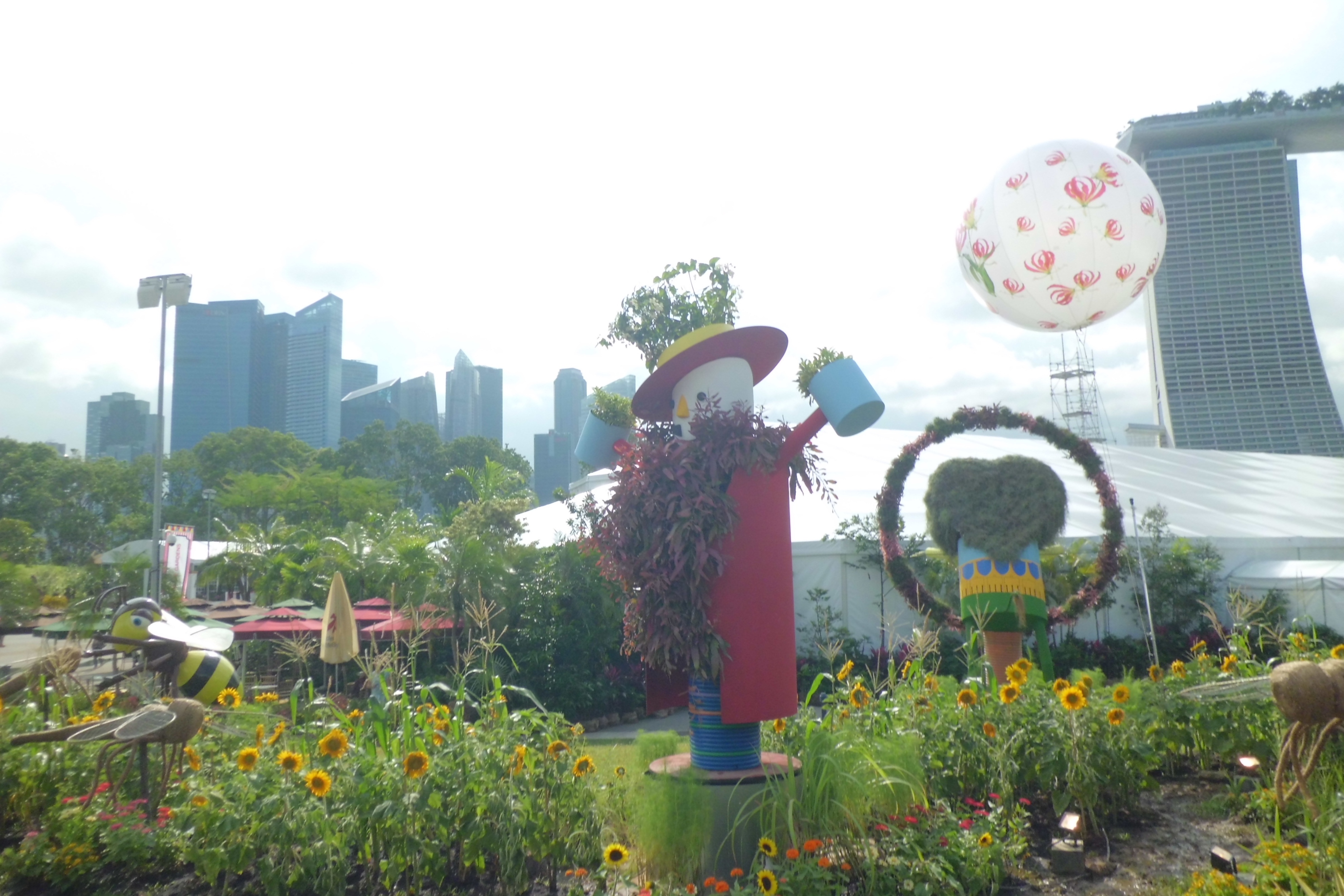 新加坡滨海湾金沙花园景观房,新加坡金沙空中花园高清图