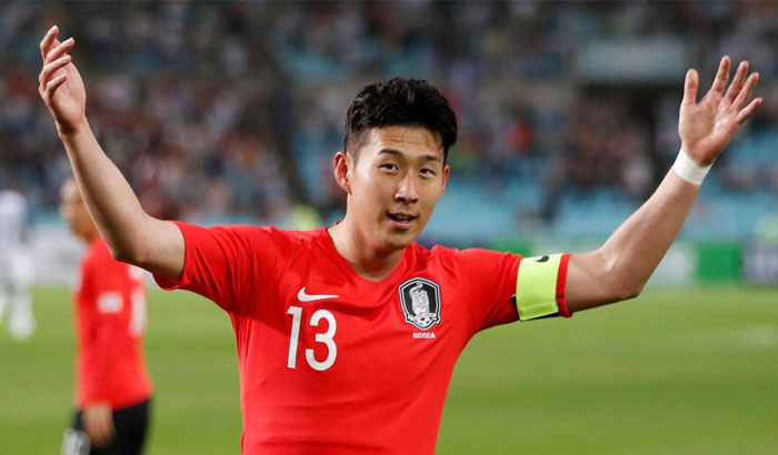 孙兴慜韩国女球员粉丝,韩国女明星与孙兴慜