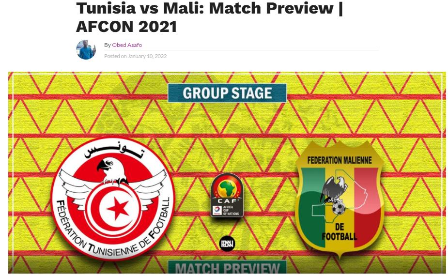 非洲杯赛前爆料：突尼斯vs马里，非洲最好防线马里6场预选赛零封