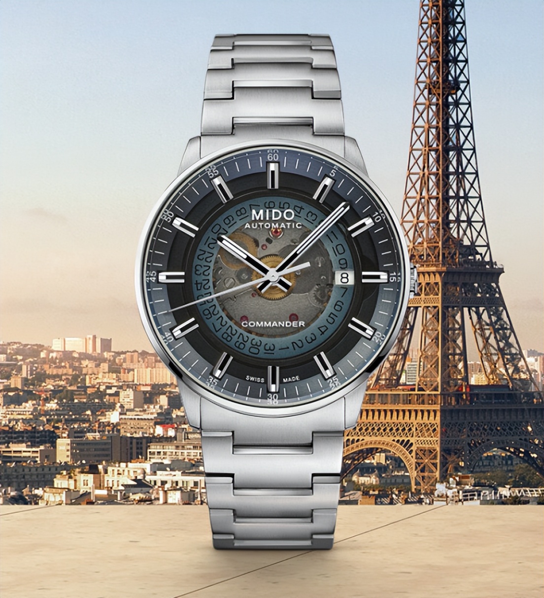 美度领航者系列男士机械腕表,圣诞礼遇暖冬