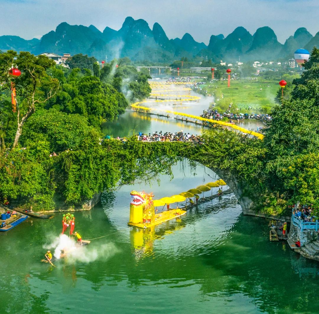 遇龙河里遇见美景,遇龙河每一段的风景