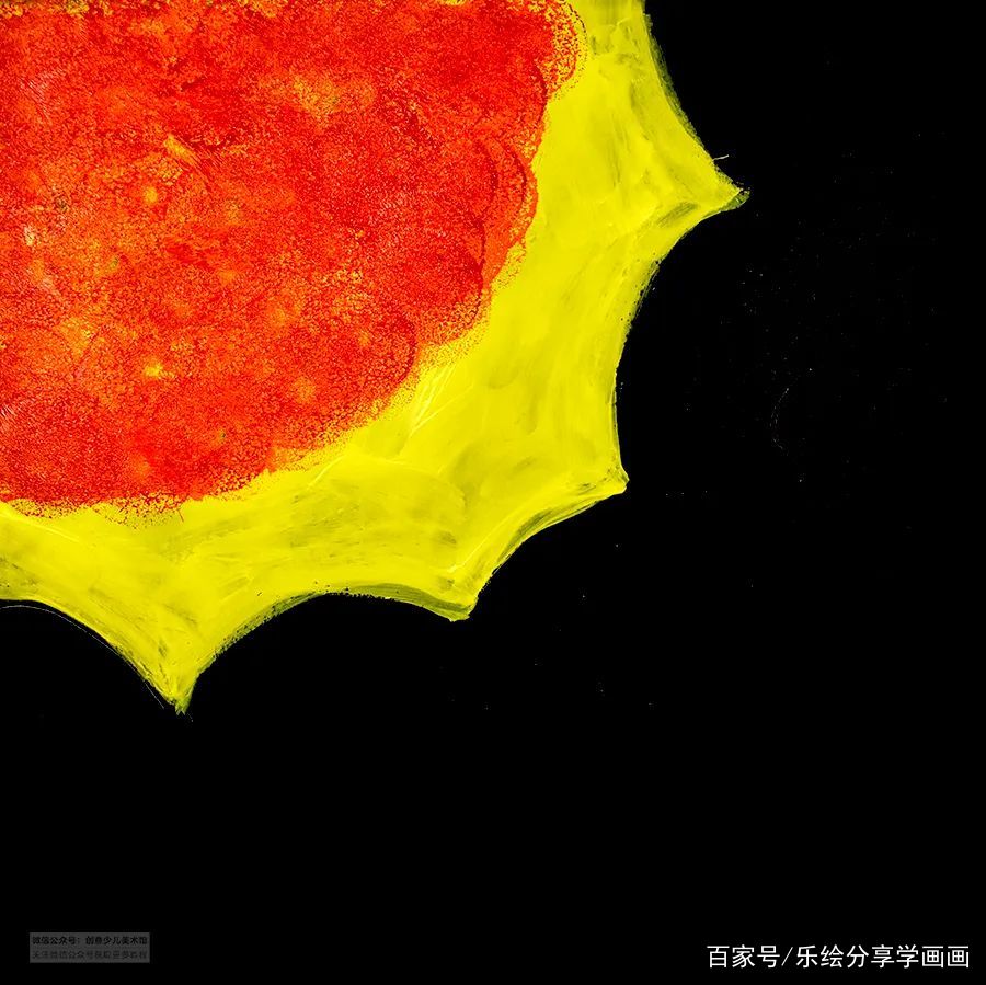 幼儿水粉画太阳的步骤视频,儿童画绘画地球6-9岁