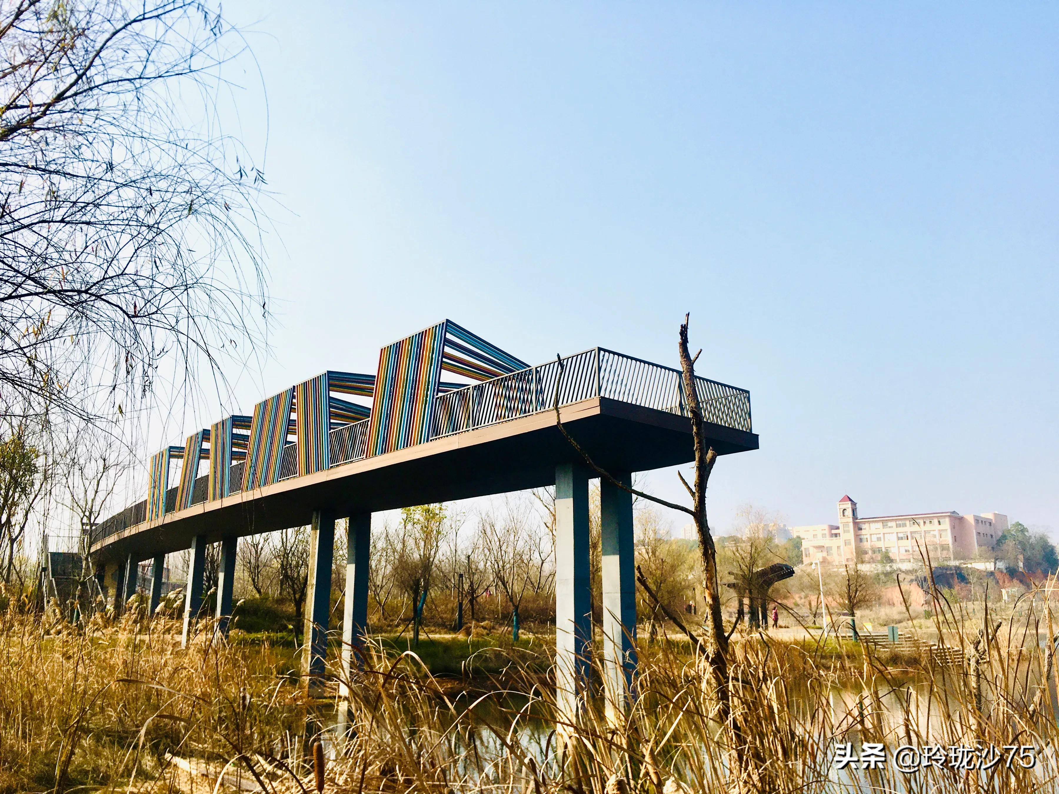 长沙风景美丽的篮球场,长沙王陵公园生态足球场