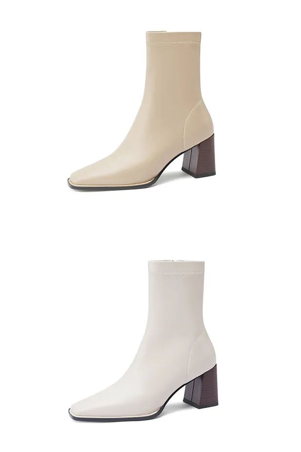 穿长裤显腿长的小白鞋,百搭鞋子秀气显脚小短靴