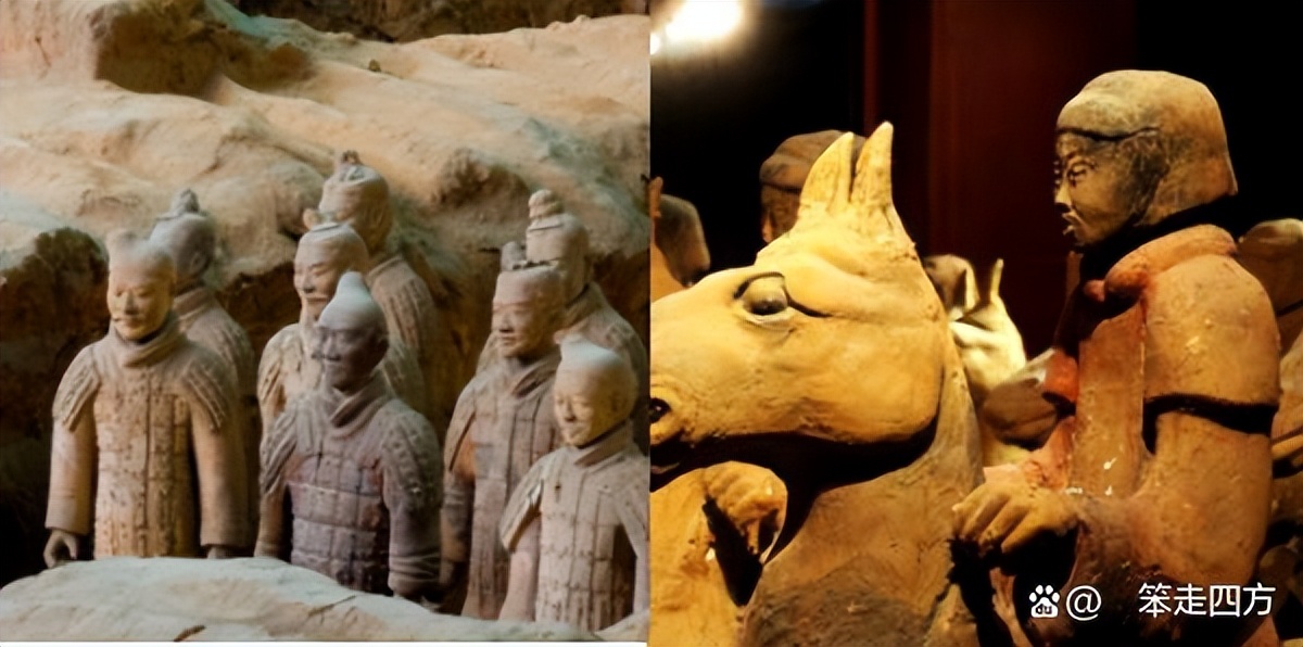 秦汉兵马俑艺术特色比较,秦汉兵马俑的区别