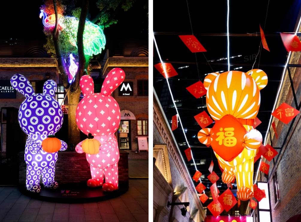 上海游客豫园观赏新年灯会,正月十五元宵节上海哪里有灯会