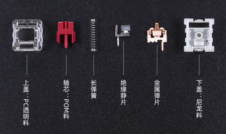 达尔优a98静电容轴测评,达尔优A98机械键盘