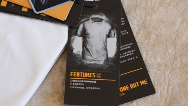 夏季新款小众设计感纯棉短袖t恤,龙牙b2速干短袖面料