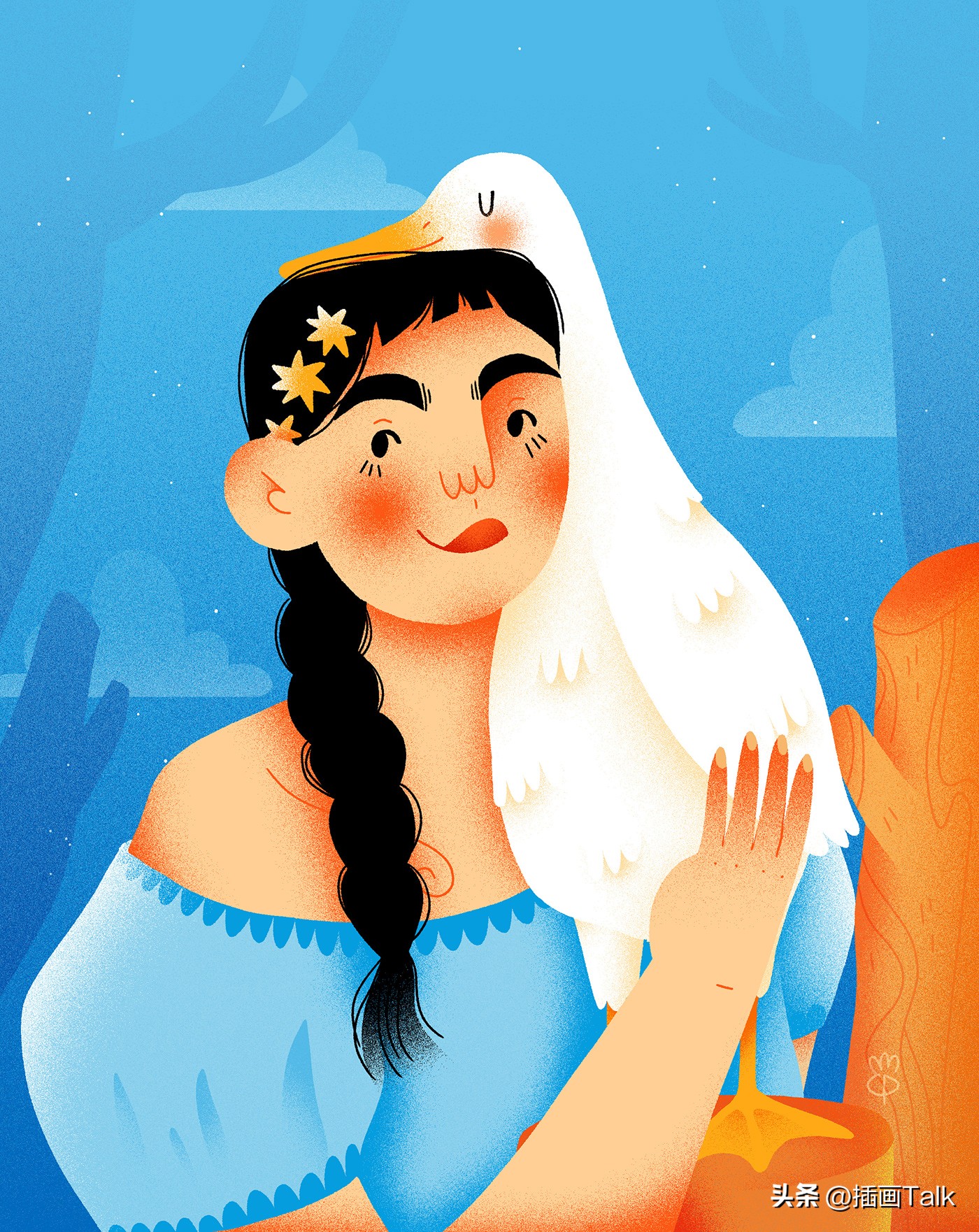 巴西插画大师手绘稿,巴西插画师gabriel图