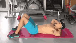 练腹肌侧腹马甲线最有效的动作,针对上腹的腹肌训练动作