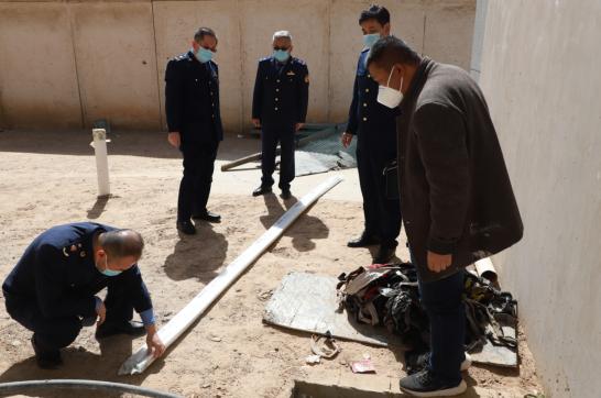 消费者投诉地暖管定边县市场监督管理局执法人员现场调查