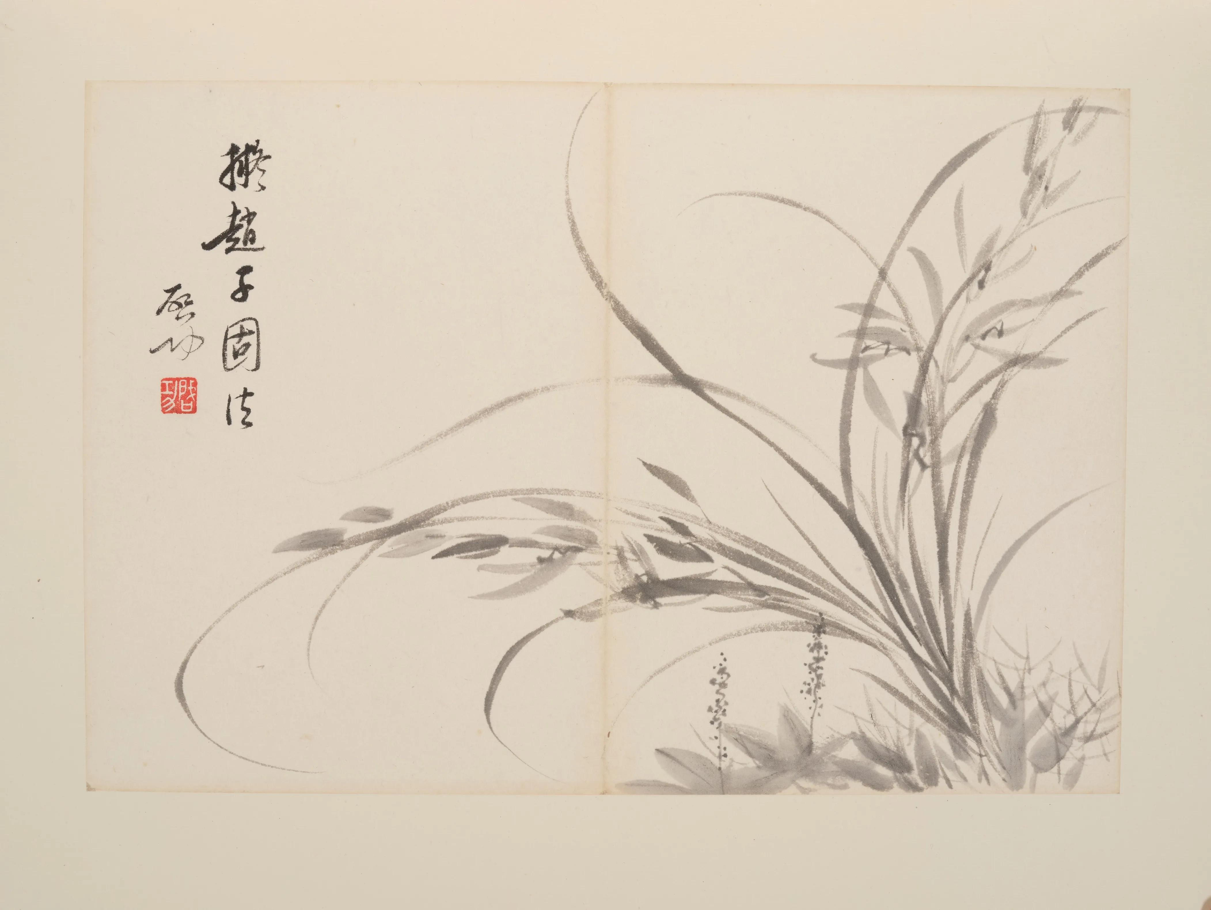 启功先生山水画精品大全,启功山水画大全欣赏