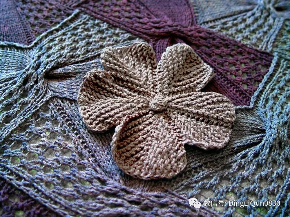 分享一款简单漂亮的针织花样,针织作品展示大全
