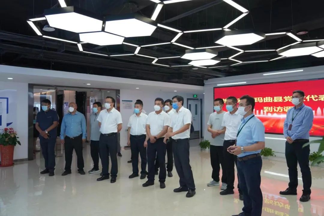 青海党政代表团去天津考察,玛曲县代表团