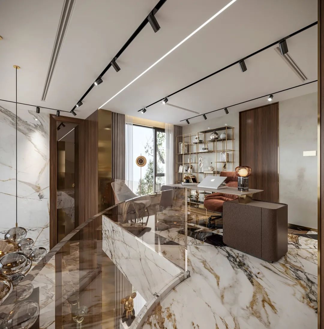 大理石打造的极致轻奢尽显高级 (顶级奢华欧式石材风格)