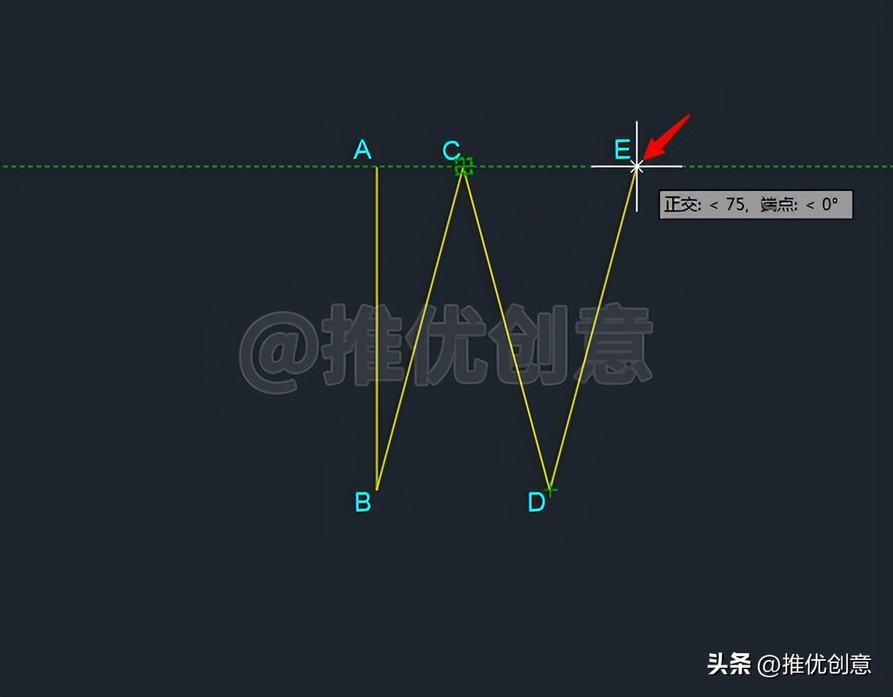 使用追踪定位、复制阵列绘制弹簧工程制图autocadcad教程CAD习题