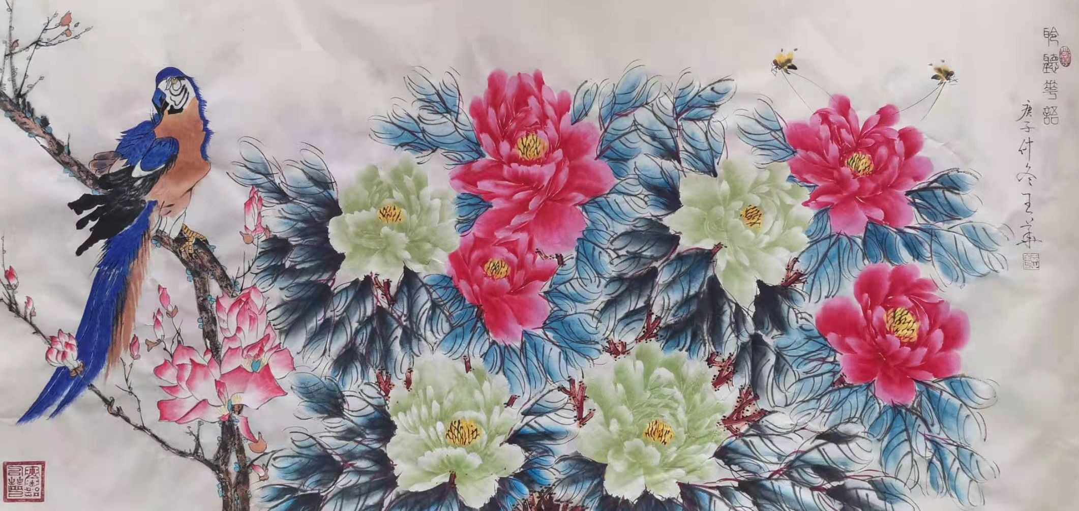 中美艺术作品展,中美书画艺术交流展