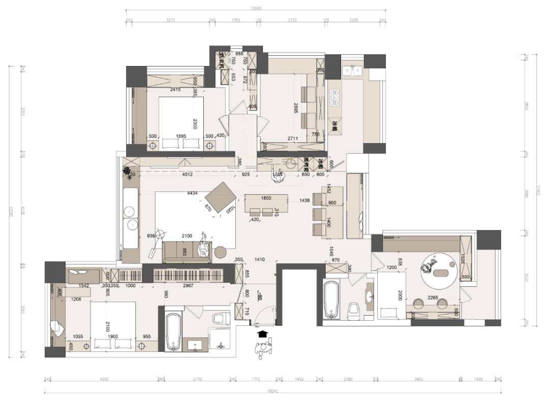 示觉设计|160㎡延续自然美感，重新定义亲子互动空间