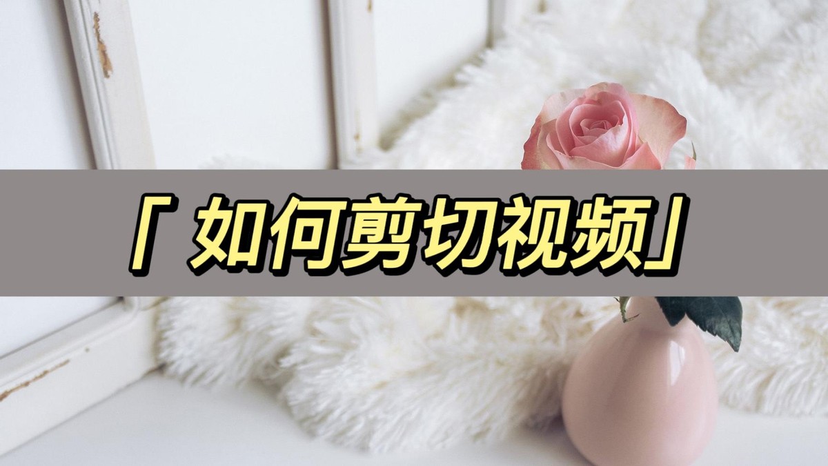 如何剪切视频，剪切视频的方法