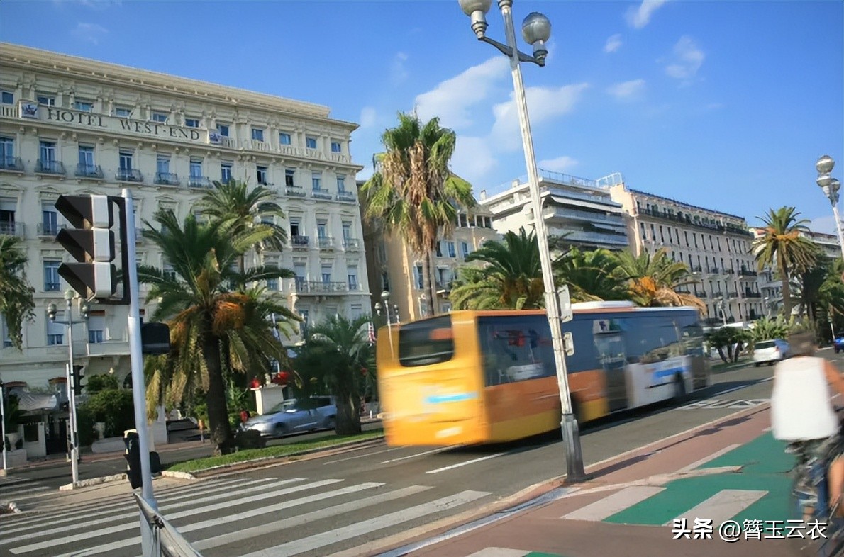 法国尼斯蔚蓝海岸旅游,法国尼斯地中海边