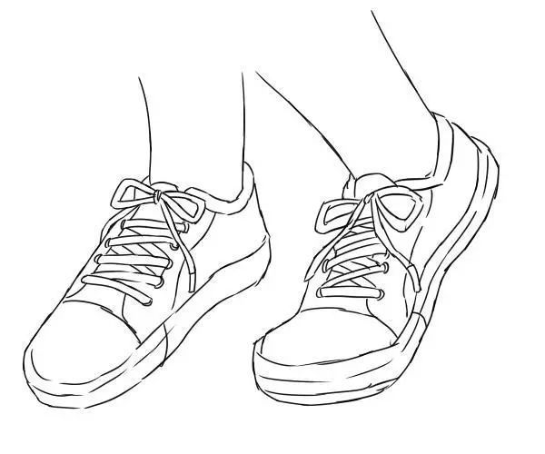 怎么画q版人物腿和脚,怎样画动漫人物的脚