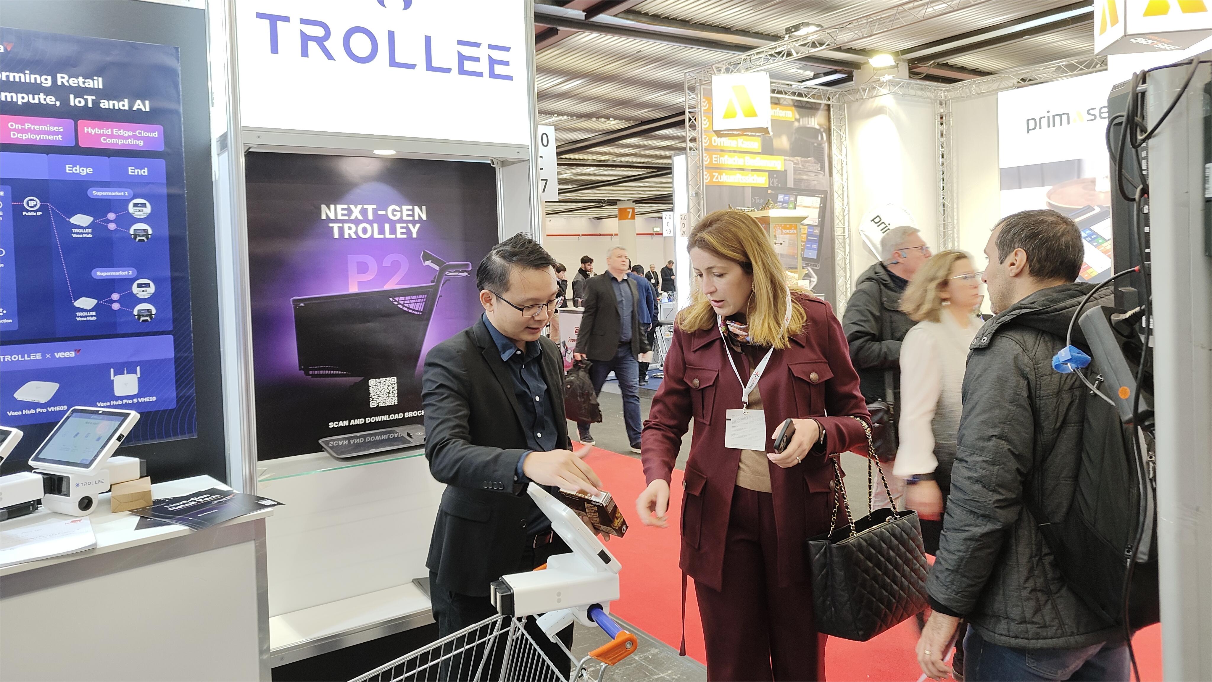 多利GO智能购物车P2海外首发，重磅亮相EuroShop2023