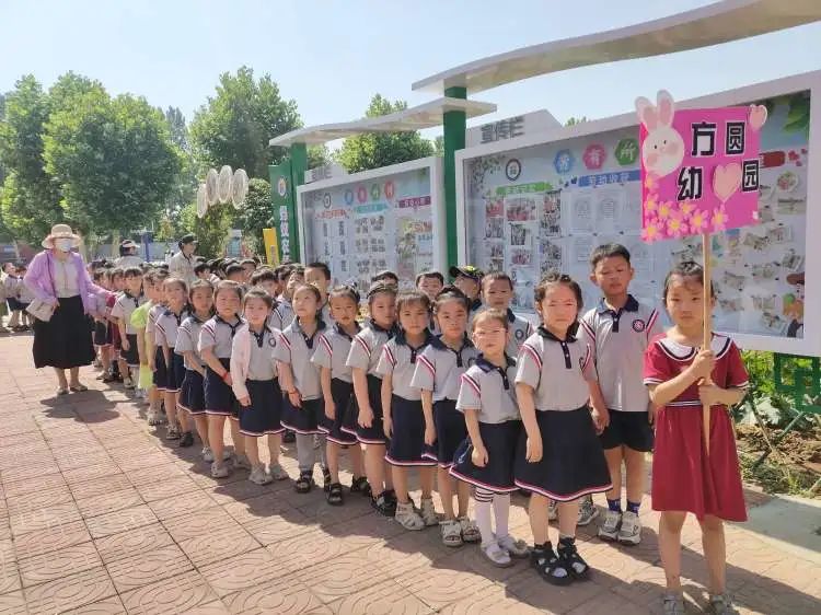 走进东小，幸福相伴——方圆幼儿园学生走进滕州市东沙河小学