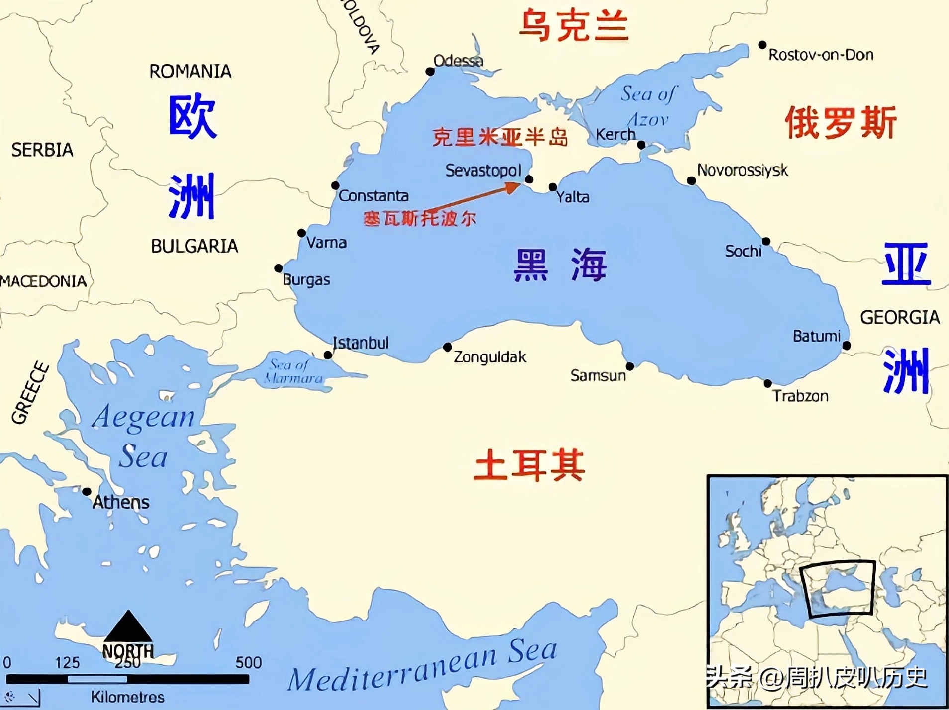 强大的奥斯曼土耳其帝国,奥斯曼土耳其历史演变图