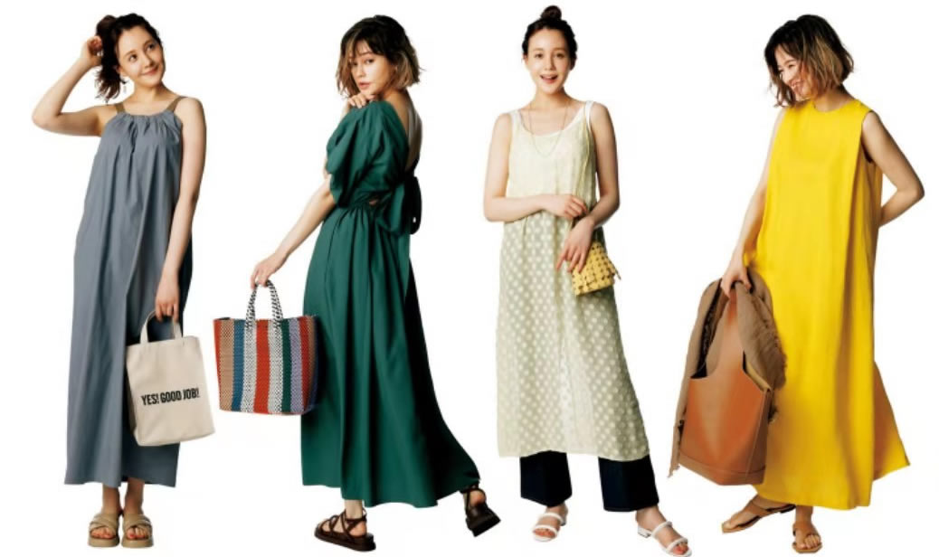 连衣裙的多种穿搭技法,讲解连衣裙的穿搭