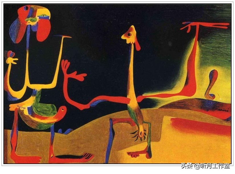 西班牙画家胡安米罗画,西班牙画家名画欣赏