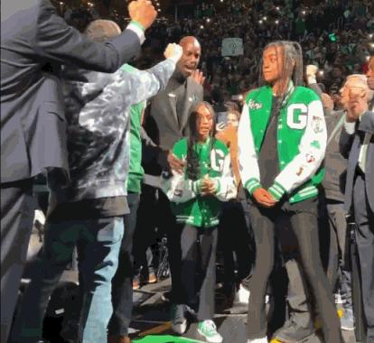 加内特球衣退役仪式全回顾,加内特退役5号