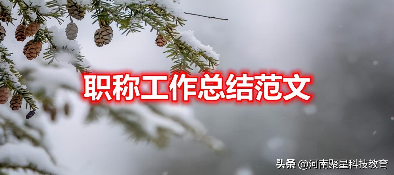 职称工作总结范文教师,职称工作总结范文电气