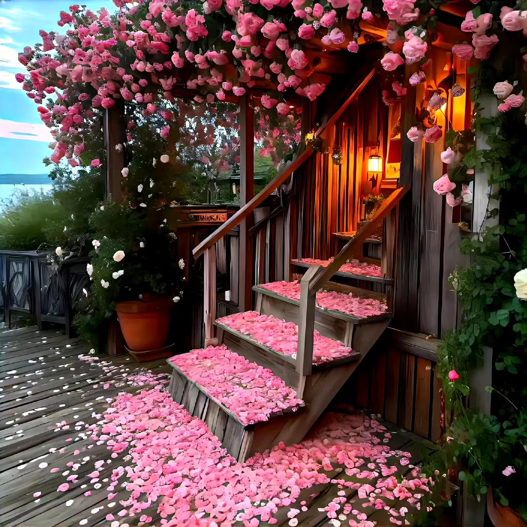 清新花朵朋友圈背景图,清新唯美干净背景图片